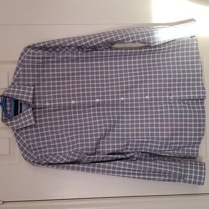 Tommy Hilfiger Regular Fit Men's Plaid Dress Shirt